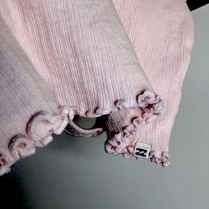 Billabong crop top surf t shirt women